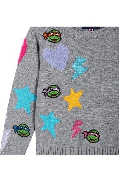Shop Andy & Evan X Teenage Mutant Ninja Turtles® Graphic Sweater & Leggings Set In Heather Grey