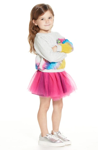 Shop Andy & Evan X Teenage Mutant Ninja Turtles® Sweatshirt & Tutu Tank Dress Set In Pink Multi