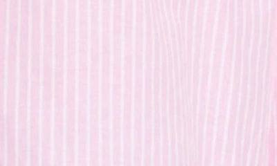 Shop Maje Clemence Stripe Shirt In Pink