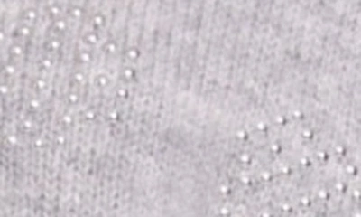 Shop Maje Clover Stud Wool & Mohair Blend V-neck Cardigan In Grey