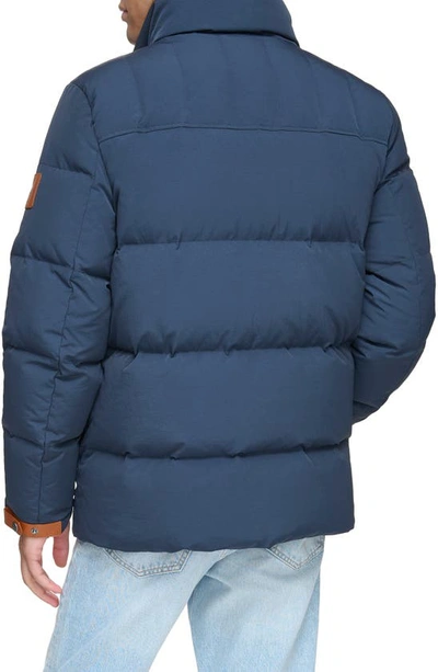 Shop Andrew Marc Suntel Quilted Down Coat In Ink