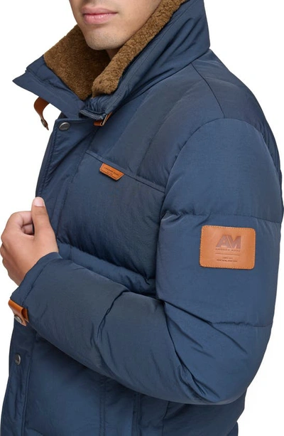Shop Andrew Marc Suntel Quilted Down Coat In Ink