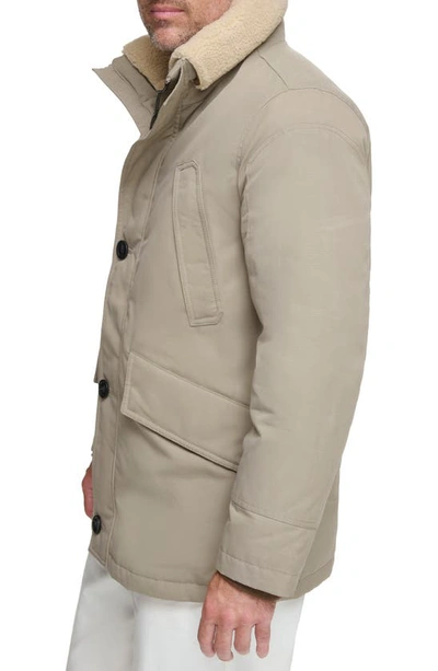 Shop Andrew Marc Wittstock Waxed Insulated Jacket In Brindle