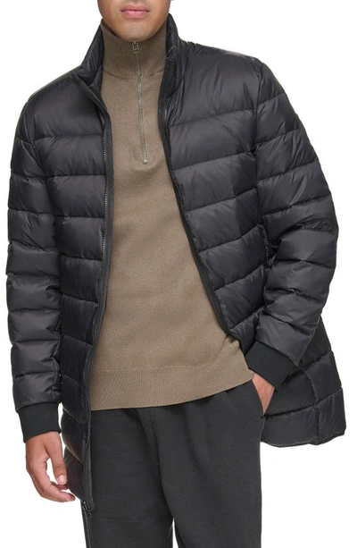 Shop Andrew Marc Ruvo Down Car Coat In Hunter