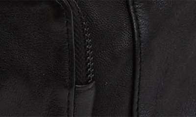 Shop Allsaints Oppose Leather Belt Bag In Black