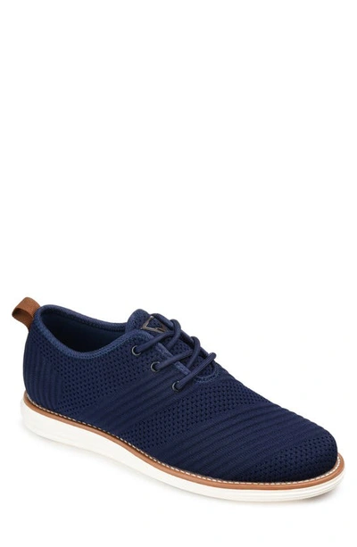 Vance Co. Novak Knit Dress Shoe In Navy