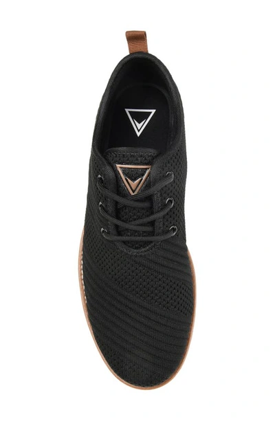 Shop Vance Co. Novak Knit Derby Sneaker In Black