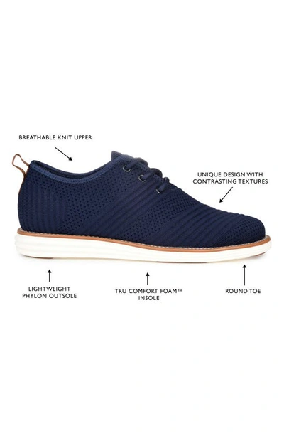 Shop Vance Co. Vance Co Novak Knit Derby Sneaker In Navy