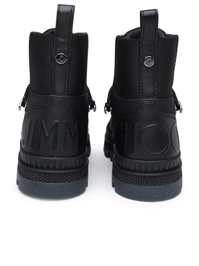 Shop Jimmy Choo Woman  Black Leather Blend Boot