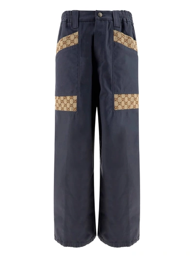 Shop Gucci Cargo Pants In White