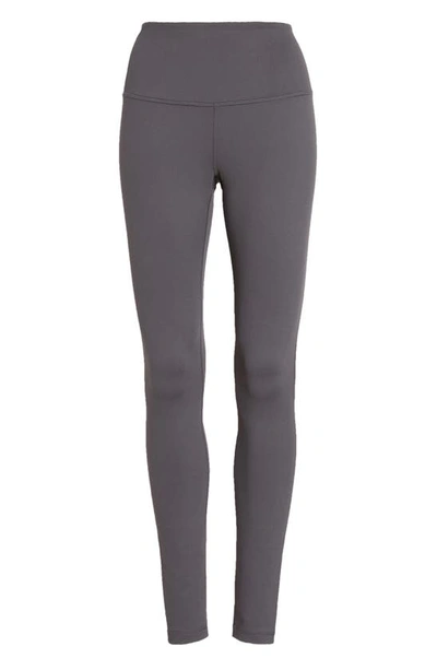 Zella Live In High Waist Leggings In Grey Forged