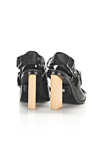 Shop Alexander Wang Edda High Heel Sandal In Black