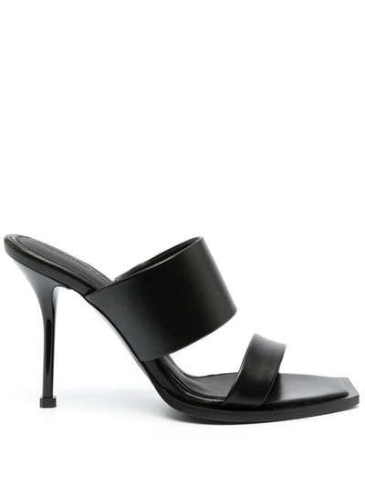 Shop Alexander Mcqueen Sandals Shoes In Black