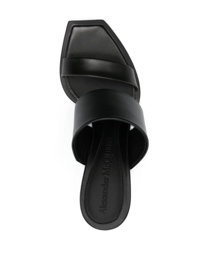 Shop Alexander Mcqueen Sandals Shoes In Black