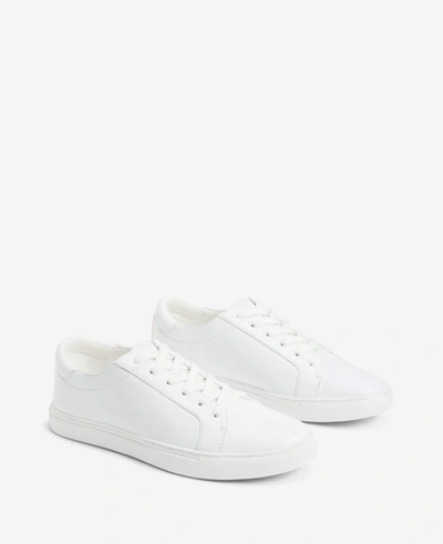 Kenneth Cole Women's Leather Kam Sneaker In White