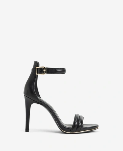 Shop Kenneth Cole Brooke Ankle Strap Heeled Sandal In Black