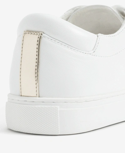 Kenneth Cole Women's Leather Kam Sneaker In White