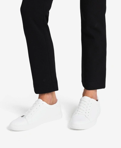 Kenneth Cole Women's Leather Kam Sneaker In White