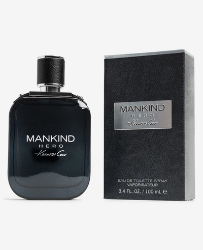 Kenneth Cole Mankind Hero Men's Eau De Toilette Spray, 3.4 Oz. In Black