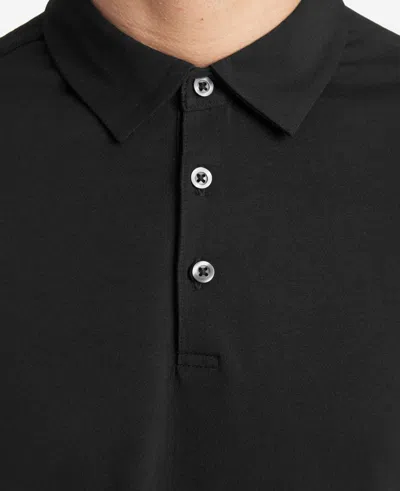 Kenneth Cole Essential Tailored Polo In Black