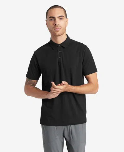 Kenneth Cole Essential Tailored Polo In Black