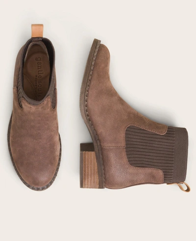 Shop Gentle Souls Best Chelsea Sock Bootie In Espresso