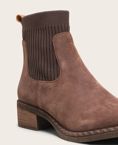 Shop Gentle Souls Best Chelsea Sock Bootie In Espresso