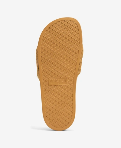 Shop Reaction Kenneth Cole Screen Quilted Slide Sandal In Mustard