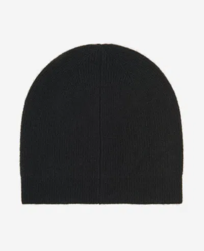 Kenneth Cole Site Exclusive! Wool Cashmere Rib Knit Beanie Hat In Black