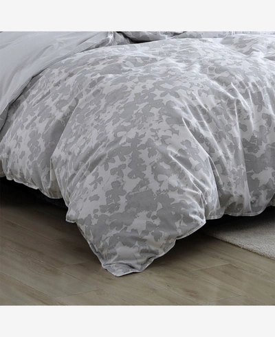 Kenneth Cole Merrion Grey Duvet Cover Set In Open Lt-pastel Grey
