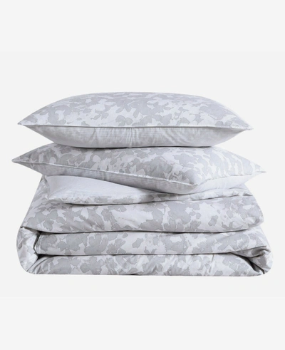 Kenneth Cole Merrion Grey Duvet Cover Set In Open Lt-pastel Grey