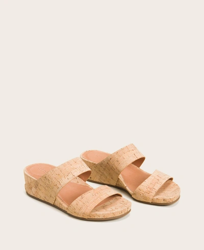 Shop Gentle Souls Gisele Two Strap Wedge Sandal In Natural