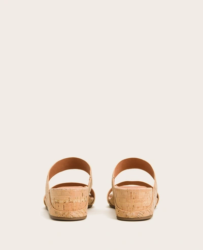 Shop Gentle Souls Gisele Two Strap Wedge Sandal In Natural