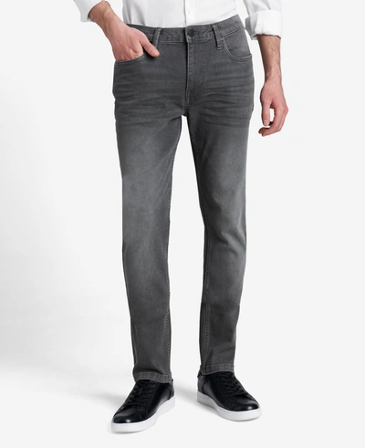 Kenneth Cole Slim-fit Recycled Stretch Denim Jeans In Laight - Grey