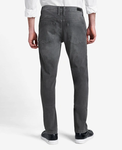 Kenneth Cole Slim-fit Recycled Stretch Denim Jeans In Laight - Grey