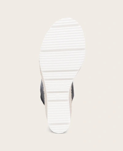 Gentle Souls Elyssa Two-band Espadrille Wedge Sandal In Black