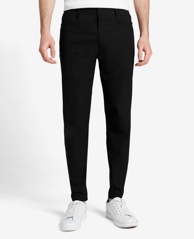 Kenneth Cole Water-resistant Flexible 5-pocket Pant In Black