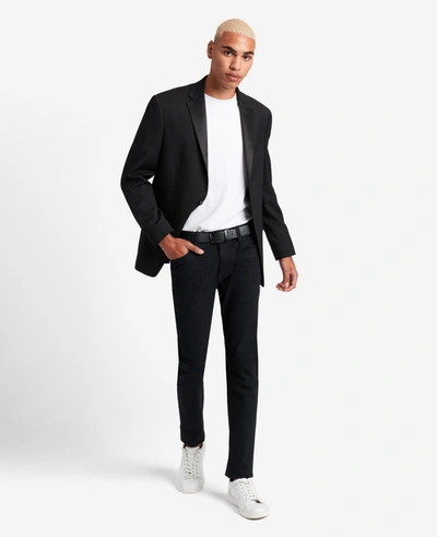 Kenneth Cole Ready Flex Slim Fit Tuxedo Suit In Black