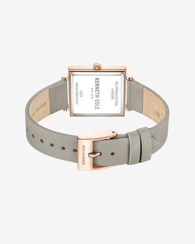 Shop Kenneth Cole Modern Classic Strap Watch In Cool Grey