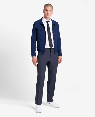 Kenneth Cole Stretch Modern-fit Dress Pant In Navy