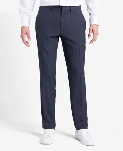 Kenneth Cole Stretch Modern-fit Dress Pant In Navy