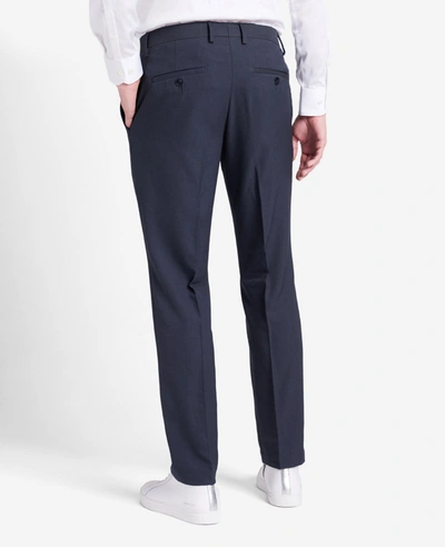 Kenneth Cole Stretch Modern-fit Dress Pant In Navy