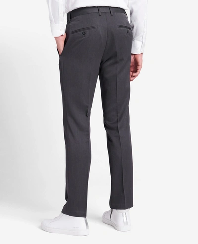 Kenneth Cole Urban Heather Slim-fit Dress Pant In Medium Grey