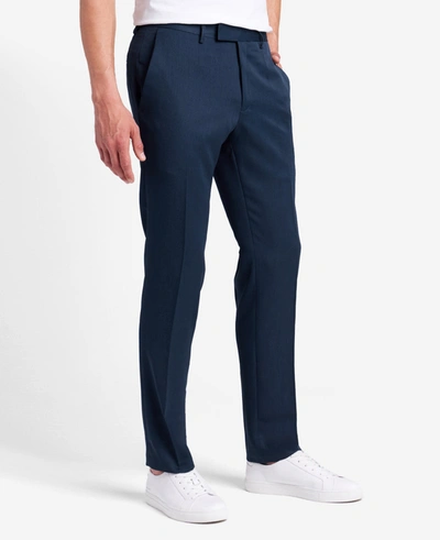 Shop Kenneth Cole Urban Heather Slim-fit Dress Pant In Blue