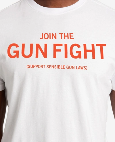 Shop Kenneth Cole Site Exclusive! Join The Gun Fight T-shirt In White