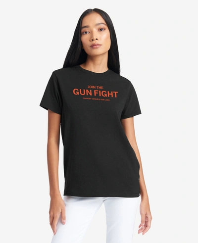 Kenneth Cole Site Exclusive! Join The Gun Fight T-shirt In Black