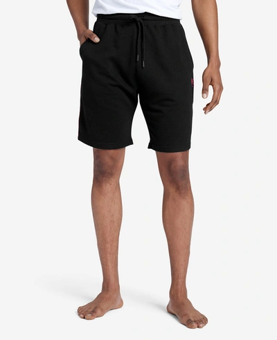 Shop Kenneth Cole French Terry Logo Short In Black Combo