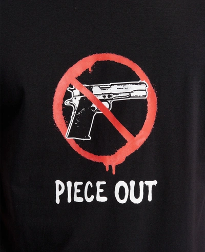 Kenneth Cole Site Exclusive! Piece Out T-shirt In Black