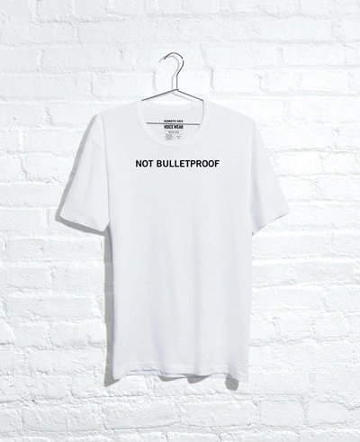 Shop Kenneth Cole Site Exclusive! Not Bulletproof T-shirt Black In White