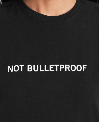Shop Kenneth Cole Site Exclusive! Not Bulletproof T-shirt In Black